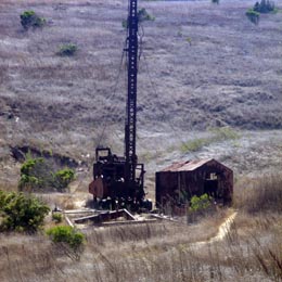 Figure 3b: abandoned oil well